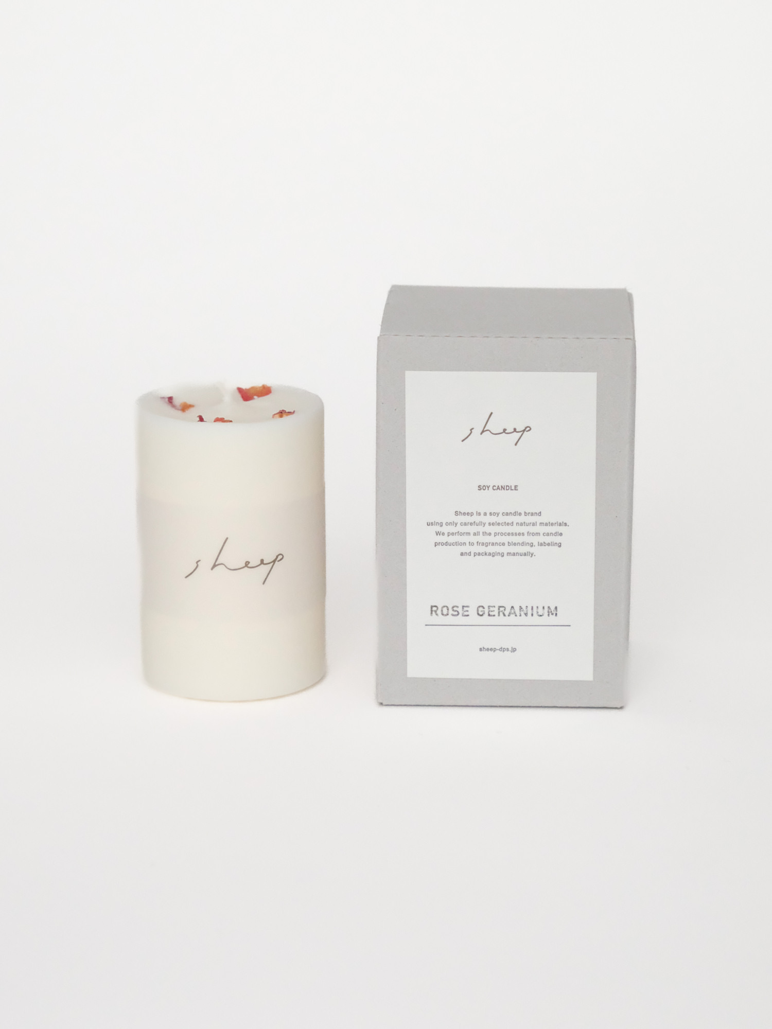 SOY CANDLE / ROSE GERANIUM SS