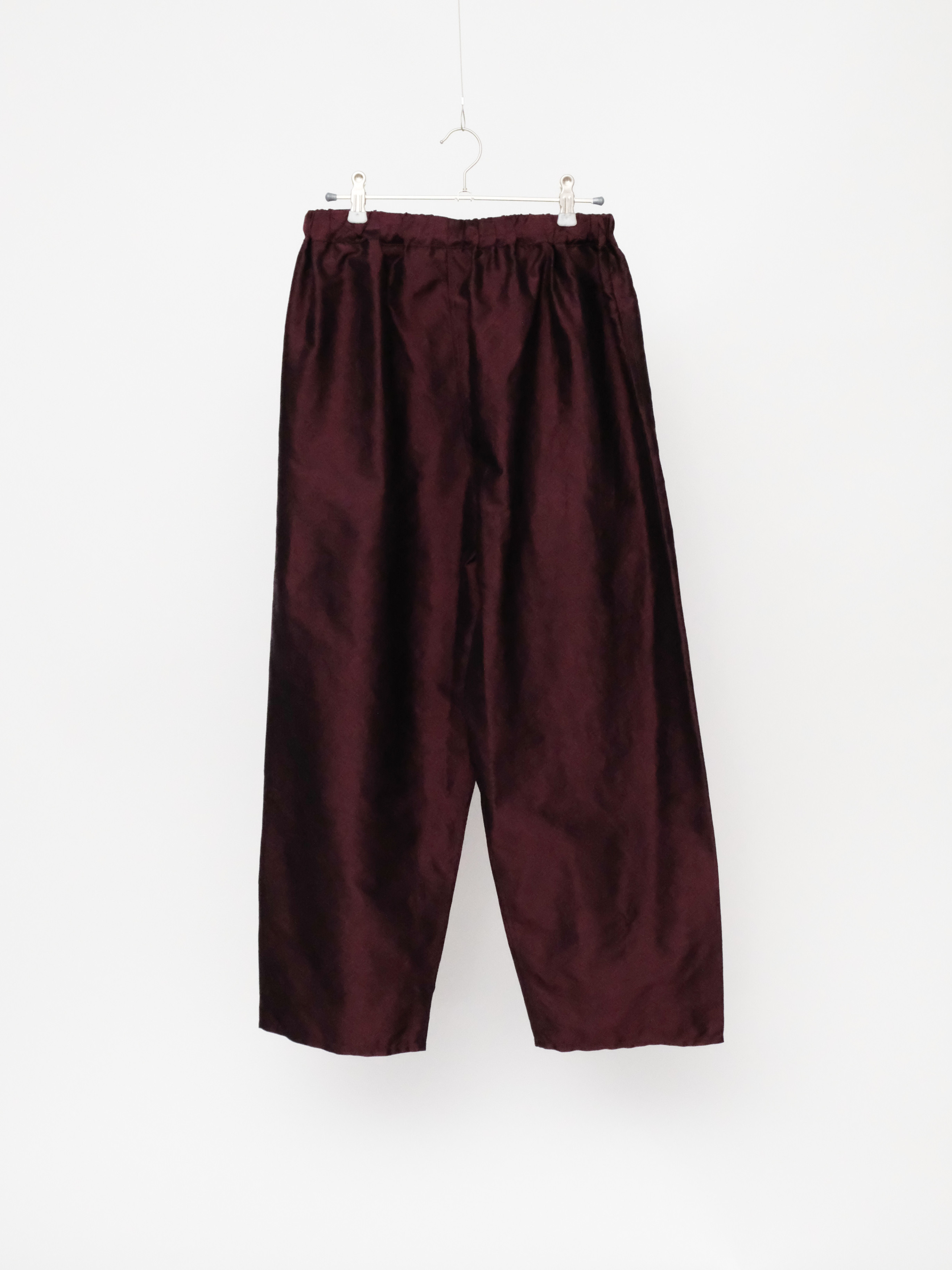 新品 iroiro 群青 Thai Silk Meditaion Pants S - カジュアルパンツ