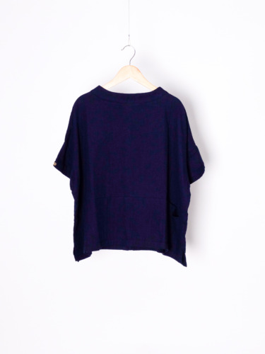 WガーゼドロップショルダーPU / Navy