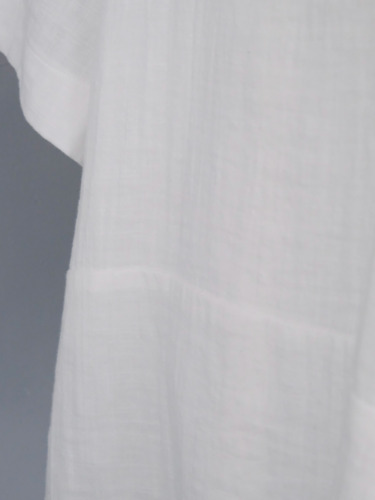 WガーゼドロップショルダーPU / White