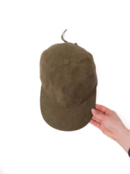 コットンキャップ ツバ長 SS596 / D.GRN