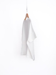 WガーゼドロップショルダーPU / White