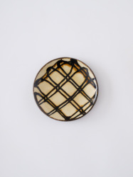 スリップウェア 四寸皿 8-c