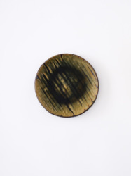 スリップウェア 四寸皿 8-a