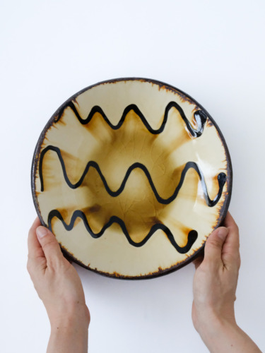 スリップウェア ボウル 7-e