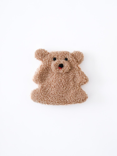 くまのポーチ / 茶