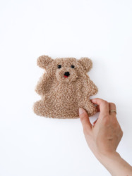 くまのポーチ / 茶