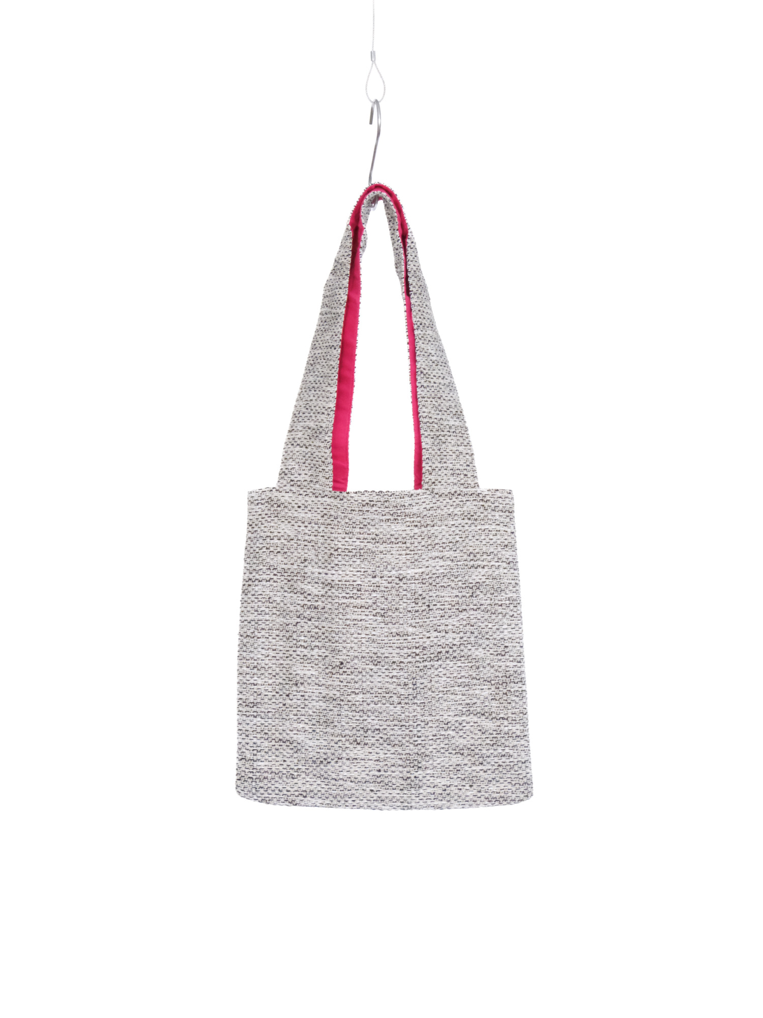 Silk Cotton Tweed Bag S / Sand