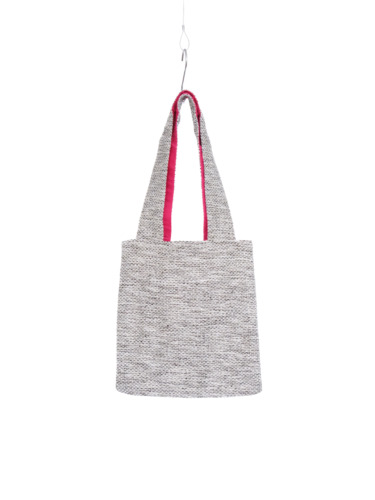 Silk Cotton Tweed Bag S / Sand