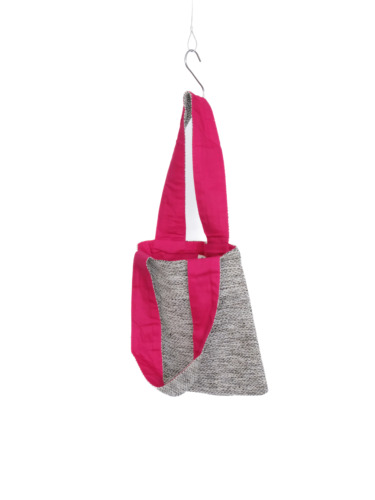 Silk Cotton Tweed Bag S / Sand