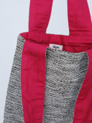 Silk Cotton Tweed Bag S / Sand