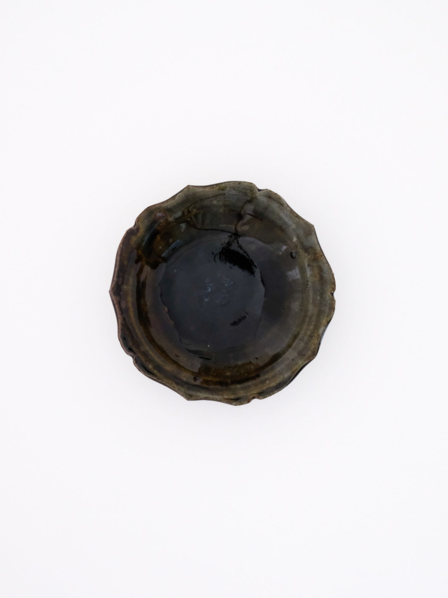 青花皿 GIGAバスケット 小判銘々皿 しん窯 青花