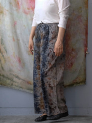 cotton – simple pants / botanical 25-E1