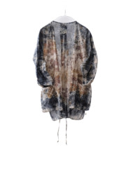 cotton&linen – slit jacket / botanical 25-A1