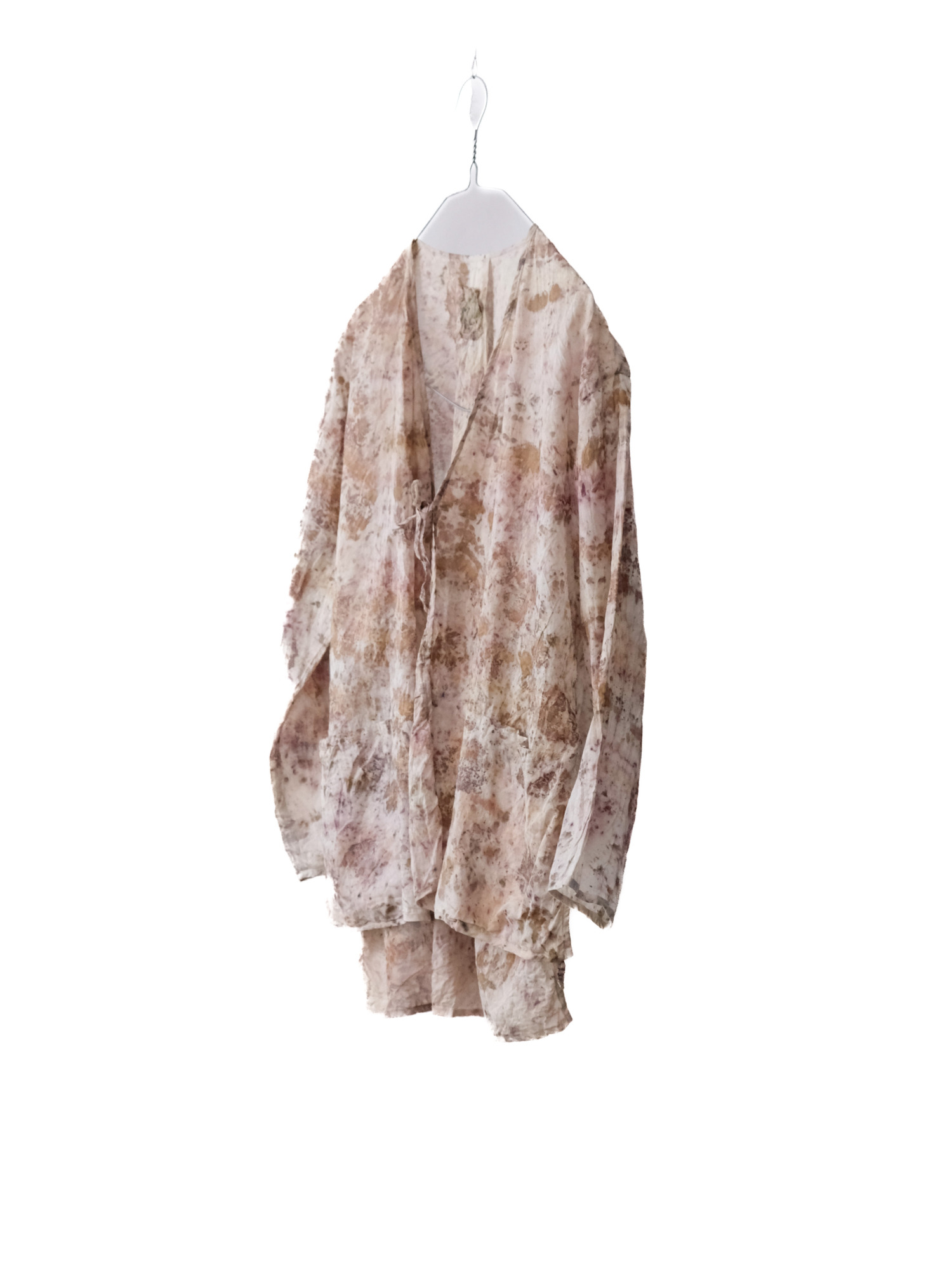 cotton&linen – slit jacket / botanical 25-A3