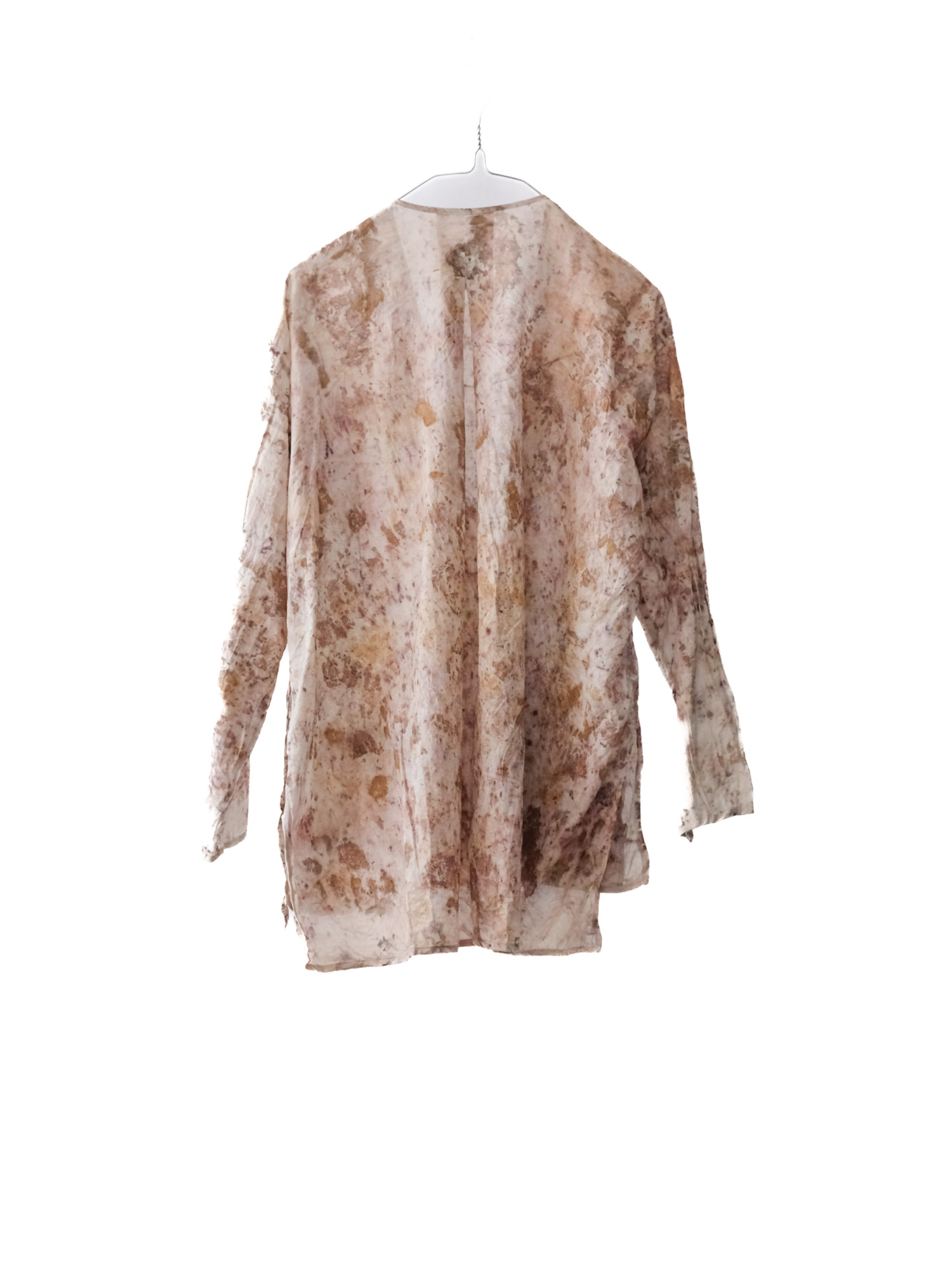 cotton&linen – slit jacket / botanical 25-A3