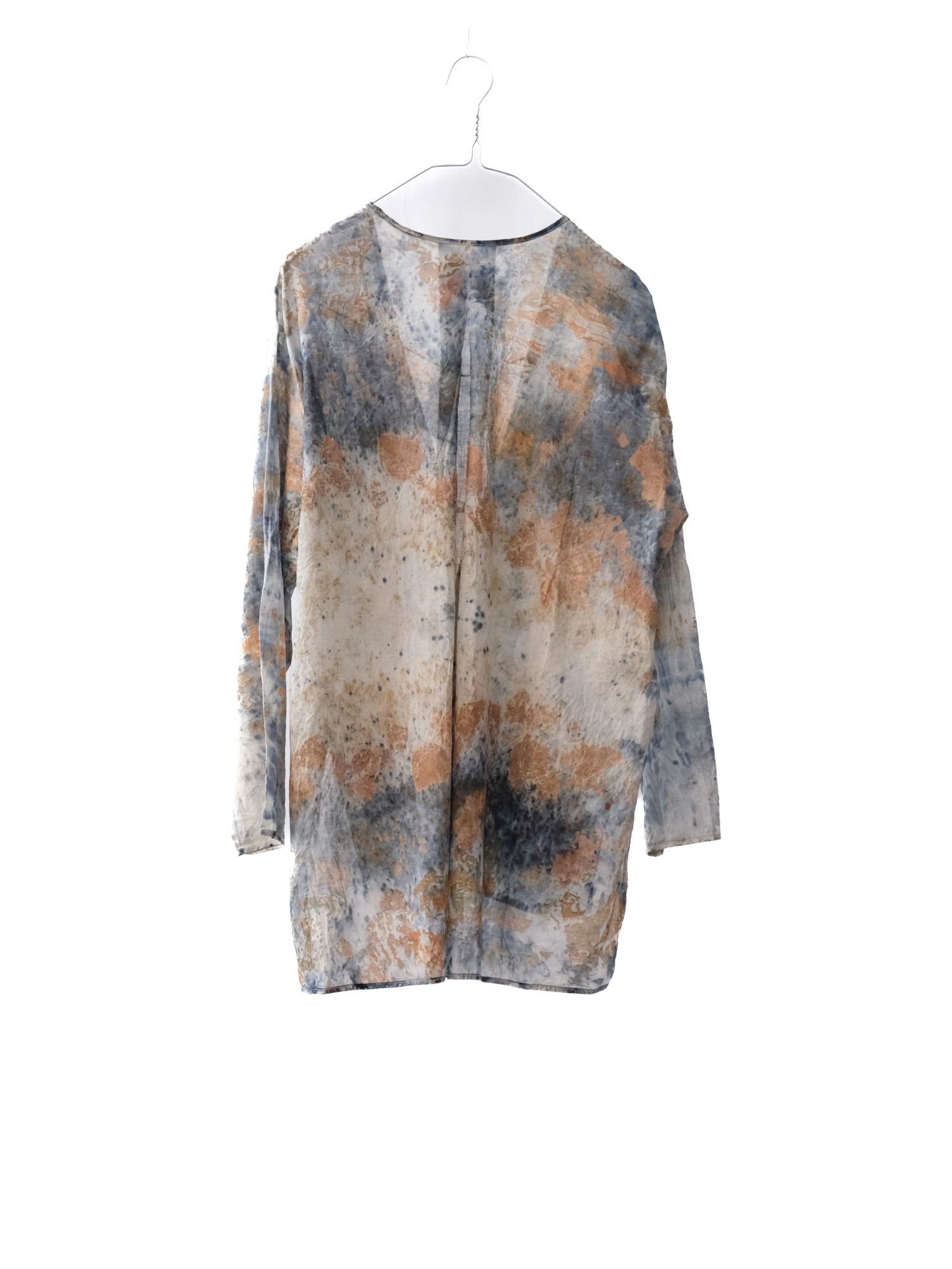 cotton&linen – slit jacket / botanical 25-A2