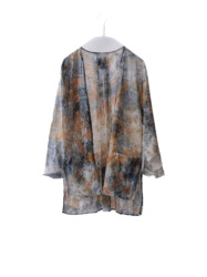 cotton&linen – slit jacket / botanical 25-A2