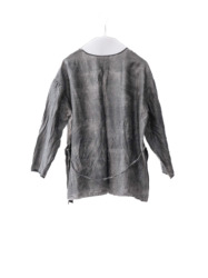 wool&cupra – slit jacket / sumi 25-A4