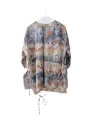 wool&cupra – slit jacket / botanical 25-A5