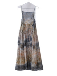 cotton&linen – camisole dress / botanical 25-B2