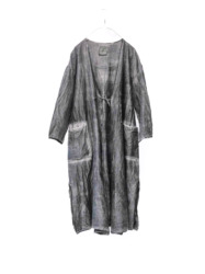 wool&cupra – wrap coat / sumi 25-D3