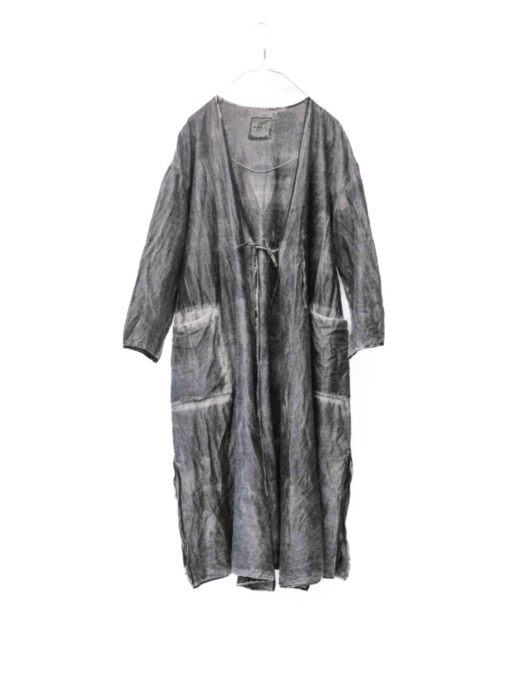 wool&cupra – wrap coat / sumi 25-D3