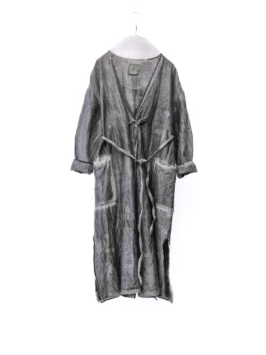 wool&cupra – wrap coat / sumi 25-D3