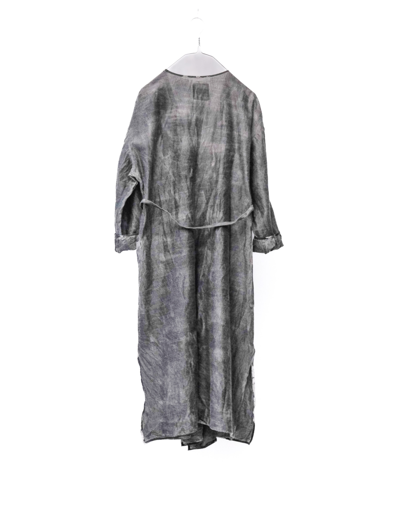 wool&cupra – wrap coat / sumi 25-D3