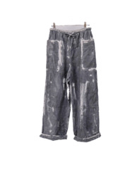 cotton&linen – simple pants / sumi 25-E2