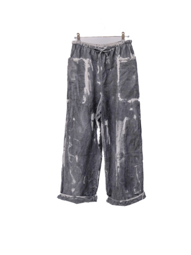 cotton&linen – simple pants / sumi 25-E2