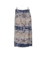 wool&cotton – wrap skirt / botanical 25-F1
