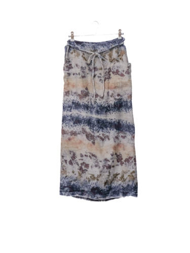 wool&cotton – wrap skirt / botanical 25-F2