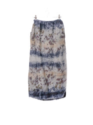 wool&cotton – wrap skirt / botanical 25-F2