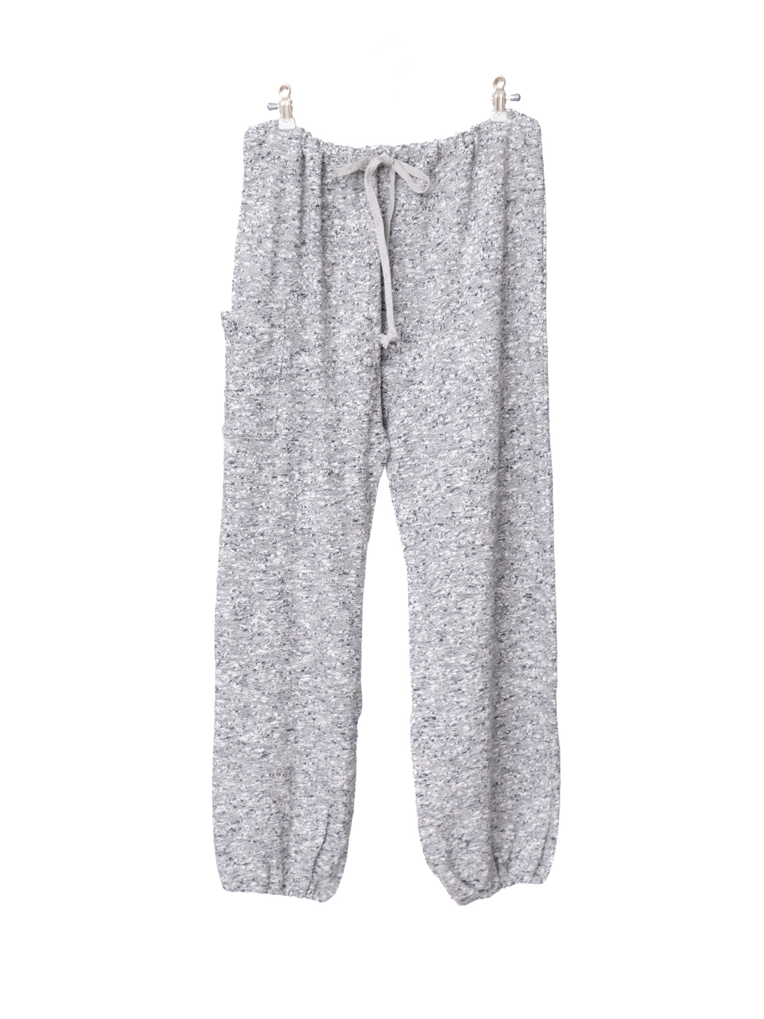 スラブコットンクロップドサンダPT / Light Gray