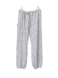 スラブコットンクロップドサンダPT / Light Gray