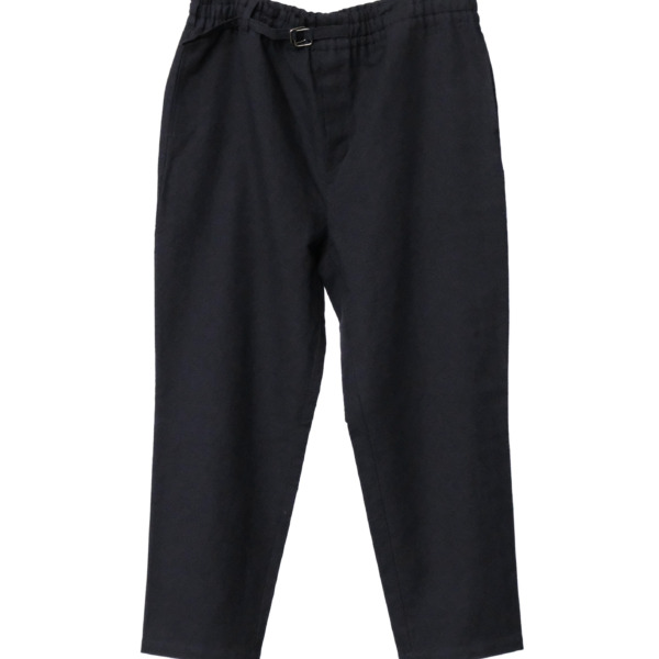 ライトキャンバスハイウエストPT / BLK