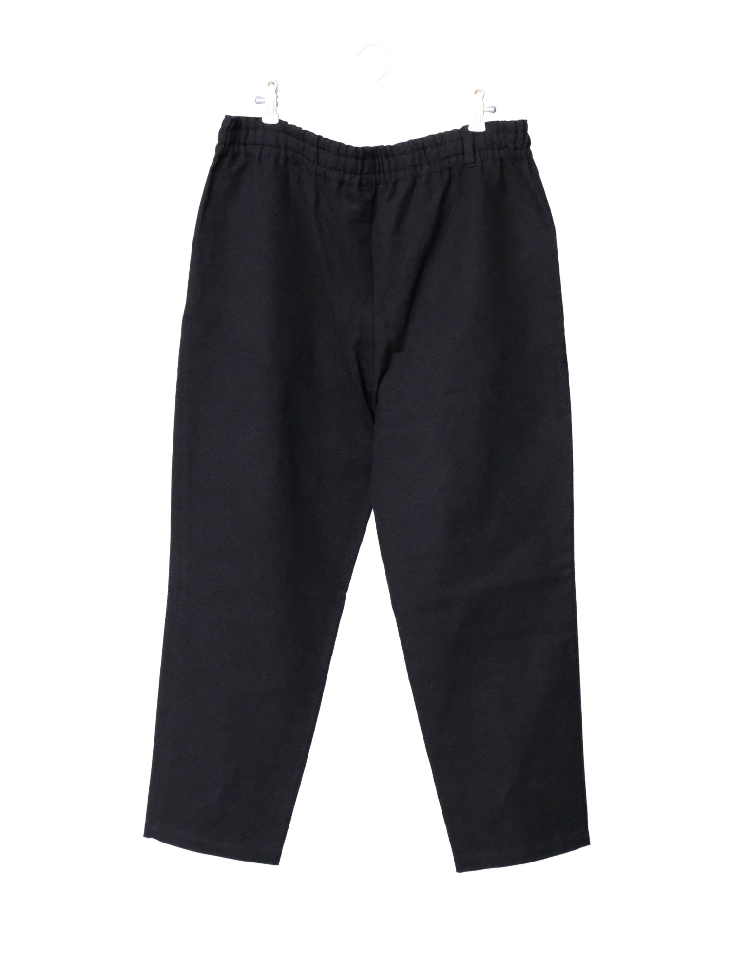 ライトキャンバスハイウエストPT / BLK