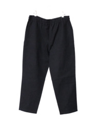 ライトキャンバスハイウエストPT / BLK