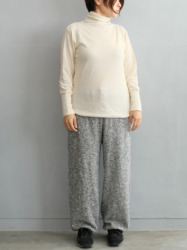 コットンHネック K02-WIDE / Black