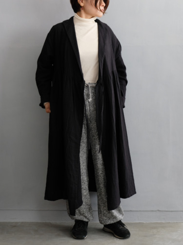 スラブコットンクロップドサンダPT / Light Gray