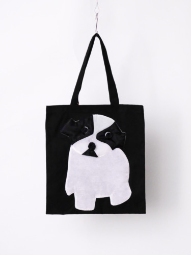 TOTE大 マルチーズ 黒 / 25-E47