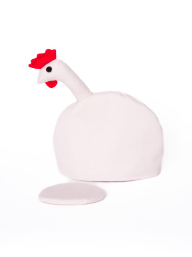 ニワトリポットカバー（ポットマット付） / 25-E20