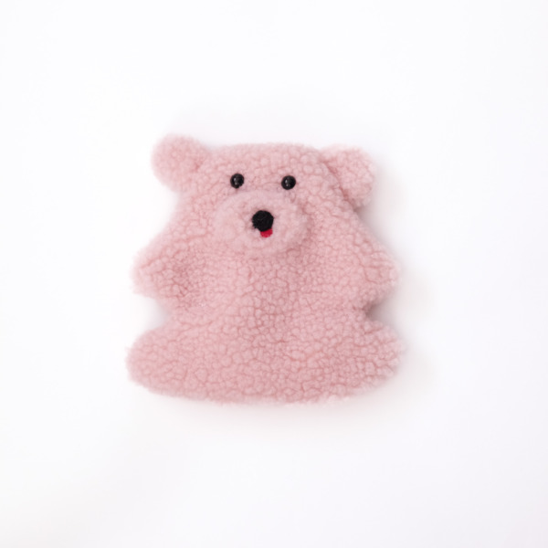 くまのポーチ / ピンク