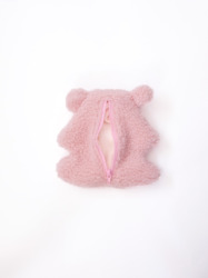 くまのポーチ / ピンク