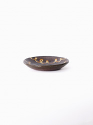 スリップウェア 丸皿 26-a1