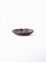 スリップウェア 丸皿 26-a1