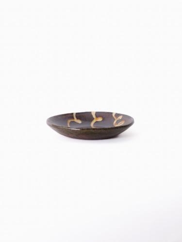 スリップウェア 丸皿 26-a1