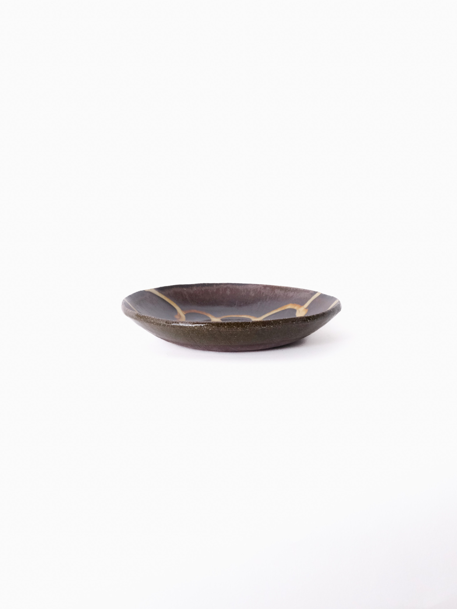 スリップウェア 丸皿 26-a1