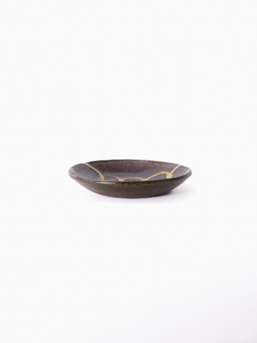 スリップウェア 丸皿 26-a1